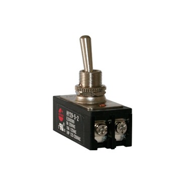 Interruptor de codillo metalico 2 polos - UL 16A/125V