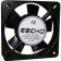 Ventilador axial de buje/balinera 110x110x25mm
