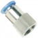 Conector hembra recto metálico Rosca M5 (serie métrica)