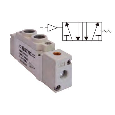 Micro-válvula direccional neumática 5/2