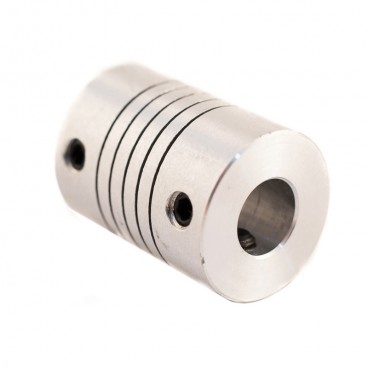 Acople flexible en aluminio 6.35 x 12 mm.